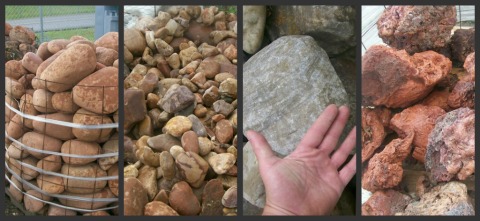 Helpful information for buying rock for your landscaping projects. It's not an item on a typical shopping list.