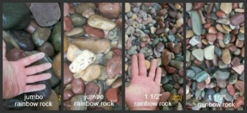 Helpful information on buying different types of rocks, their uses, and how to estimate their needs.