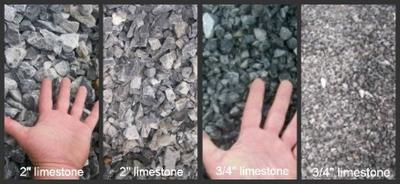 Various limestone rocks