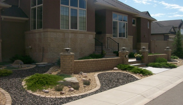 Xeriscaping is a type of landscaping theme that focuses on low water consumption.